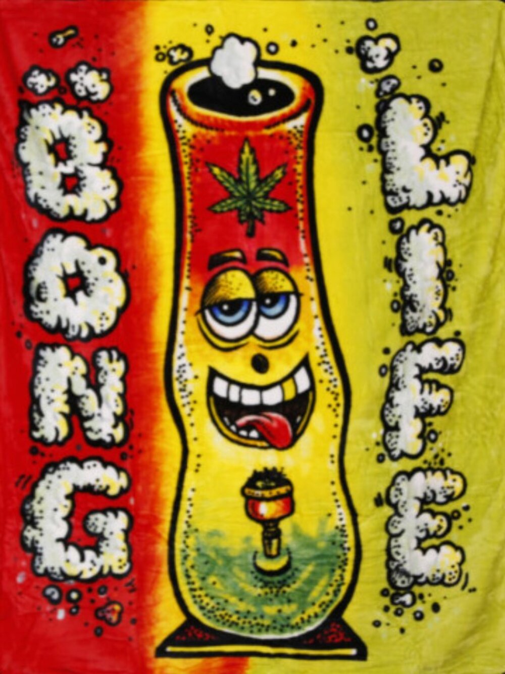 Bong Life Blanket ~ Cannabis ~ Marijuana ~ 50" x 60" ~ Super Soft ~ Brand New!
